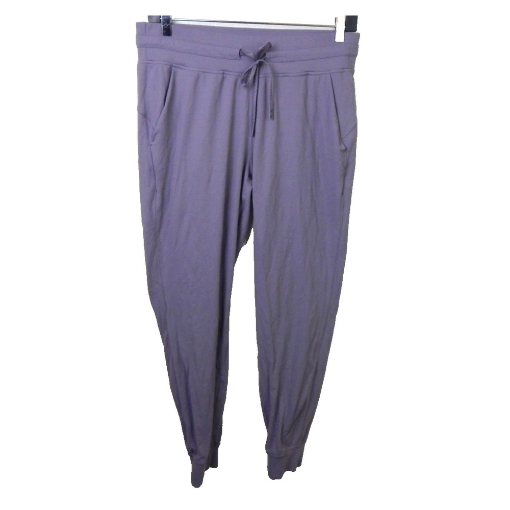 Lululemon Women's 10 Pants Ready to Rulu Jogger Purple Gray Nulu High Rise